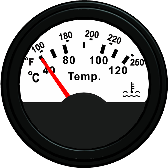 ECCS-Water temperature gauge